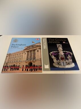 London Royal Souvenir Book Set Buckingham Palace Crown Jewels